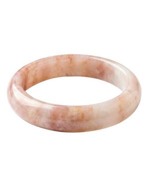 seree Peach Blossom Gemstone Bangle - Pink