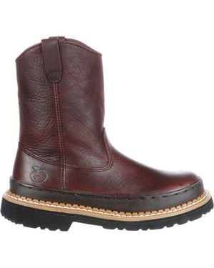 Georgia Boot Kids' Giant Wellington - Brown