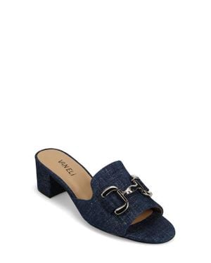 Vaneli Oksana Block Heel Sandal - Blue