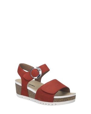 Josef Seibel Quinn 16 Wedge Sandal - Red