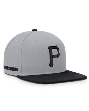 Nike Pittsburgh Pirates Primetime Pro Dri-Fit Snapback Hat - Gray