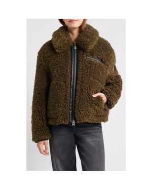 Save The Duck Hester Faux Fur Jacket - Brown
