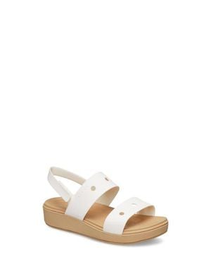 Crocs™ Kids' Brooklyn Slingback Sandal - White