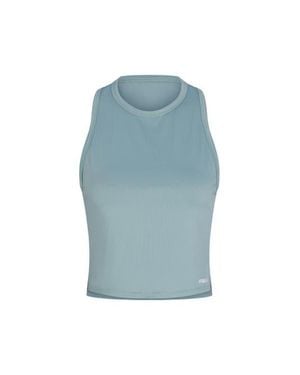 PB5star Cropped Racer Back Tank - Blue