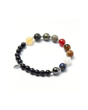 Tiny Rituals 9 Planet Gemstone Energy Bracelet - Multicolor