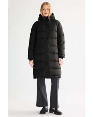 Orolay Puff-O Mid-Length Down Puffer Jacket - Black