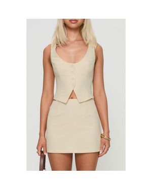 Princess Polly Hikaru Tank & Miniskirt Set - Natural