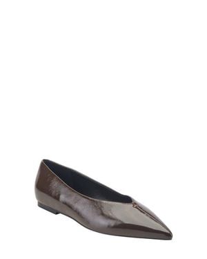 Marc Fisher Casee Pointed Toe Flat - Gray