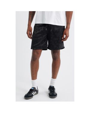 Honor The Gift Polka Dot Drawstring Shorts - Black