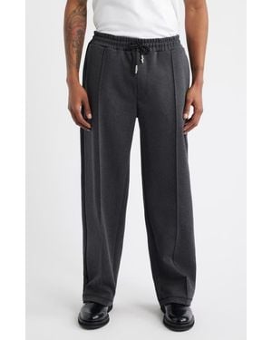 HUGO Dineto Cotton Blend Drawstring Pants - Black