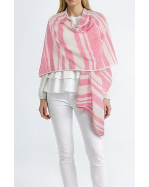 Portolano Cashmere Lightweight Striped Shawl - Multicolor
