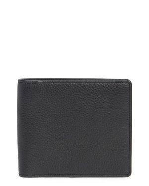 Nordstrom Slim Pebble Leather Bifold Wallet - Black