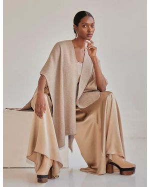 Voz Solid Alpaca Duster - Natural