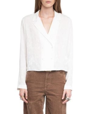 Zadig & Voltaire Tussi Jac Silk Shirt - White