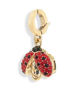 Swarovski Idyllia Crystal Ladybug Charm - Red