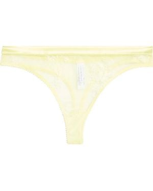 Simone Perele Louise Lace Thong - Yellow