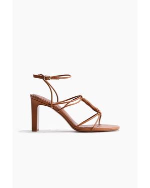 H&M Heeled Strappy Sandals - Brown