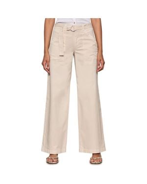 Sanctuary Belted Wide Leg Pants - Natural