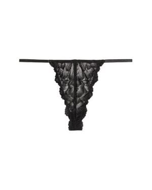 Kilo Brava Lace G-String - Black