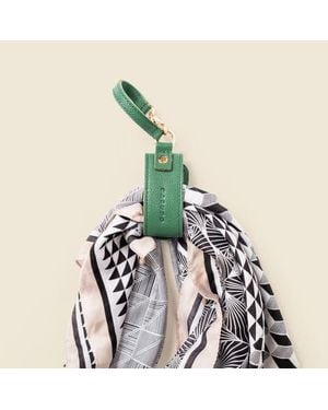 Casupo Leather Scarf Holder - Green