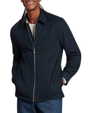 Ted Baker Frenkie Zip Shirt - Blue