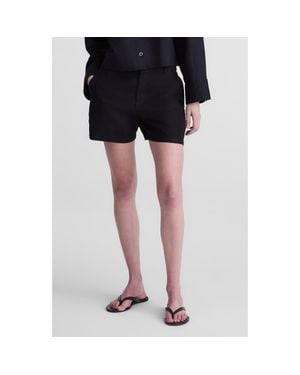 Madewell Zoe Linen Shorts - Black