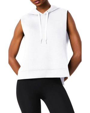 Spanx Airessentials Sleeveless Hoodie - White