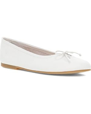 Frye Emma Ballet Flat - White