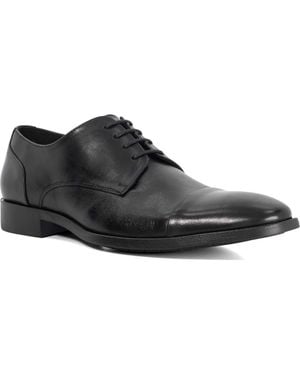 Dune Suffix Flexi Plain Toe Oxford - Black