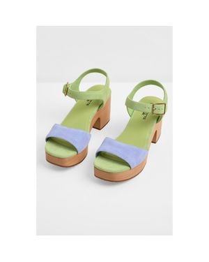 Charlotte Stone Mona Clog Sandal - Green
