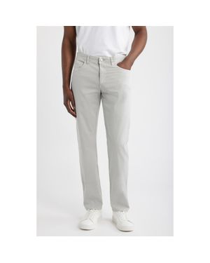 Scott Barber Savannah Straight Leg Twill 5-Pocket Pants - Blue