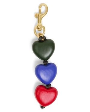 Clare V. Heart Bag Charm - White