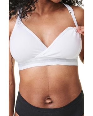 Bravado Designs Original Organic Cotton Blend Maternity/Nursing Bra - White