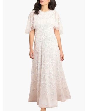 Needle & Thread Freya Cape Ankle Gown - Multicolor