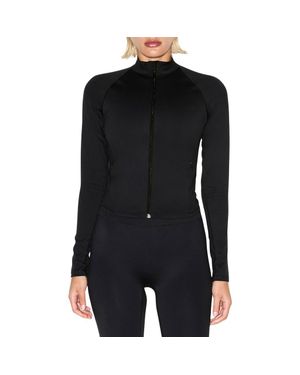 NikeSKIMS Full Zip Mock Neck Jacket - Black