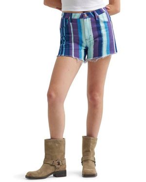 Wrangler Western Cutoff Denim Shorts - Blue
