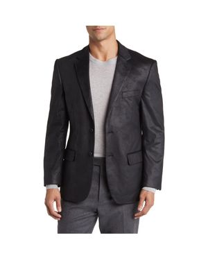 Daniel Hechter Norris Faux Suede Blazer - Black