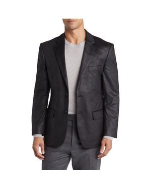 Daniel Hechter Norris Faux Suede Blazer - Black