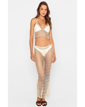 Beach Bunny Bianca Maxi Skirt - White