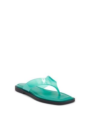 Rag & Bone Gracie Jelly Flip Flop - Green