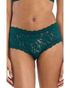 Hanky Panky Signature Lace Boyshorts - Blue