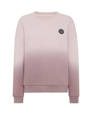 Philipp Plein Oversize Hoodie Sweatshirt Degrade - Pink