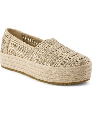 TOMS Valencia Platform Espadrille - Natural