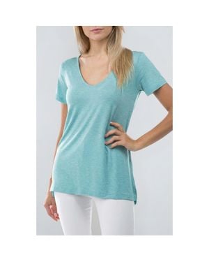 Apny V-Neck T-Shirt - Blue