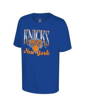 Stadium Essentials Youth New York Knicks Sky High T-Shirt - Blue