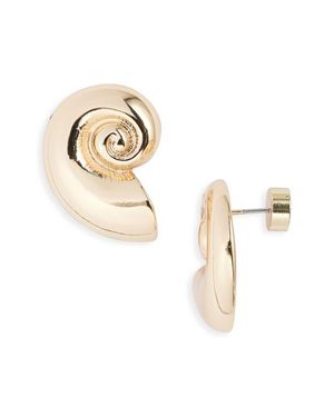 Nordstrom Nautilus Earrings - Metallic