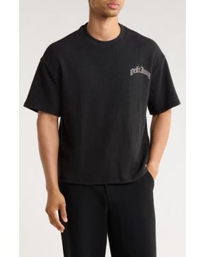PacSun Dift Away Oversize Waffle Graphic T-Shirt - Black