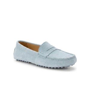 Menina Step Oporto Moccasin Loafer - Blue