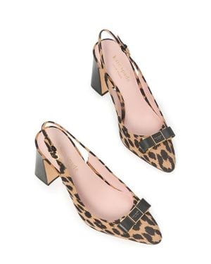 Kate Spade Bowdie Slingback Pointed Toe Pump - Pink