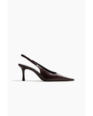 H&M Heeled Slingbacks - White
